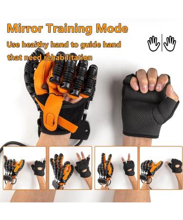 Hand Robotic Rehabilitation Device Robotic Hand for Stroke Patients Robotic Gloves for Stroke Rehab LCD Display and Touch Keys Relieve Hand Stiffness for Relief Cramps Left S - Buy Online on GoSupps.com