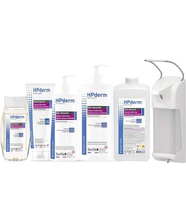 Sorifa Laboratory 6 pieces HPderm shower gel high color power 2in1 body and hair especially for sensitive skin tattoos weakened hair frequent use pH neutral without soap tube 200 ml - Buy Online on GoSupps.com