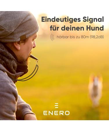 Enero Dog Whistle - Reliable High-Frequency Dog Training Tool with Practical Converter - Buy Online on GoSupps.com