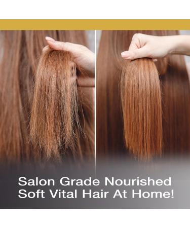 Vitamins Keratin Hair Mask Deep Conditioner with Biotin Protein and Castor Oil - Repair Treatment for Thick, Dry, Damaged, Color Treated Hair - Buy Online on GoSupps.com