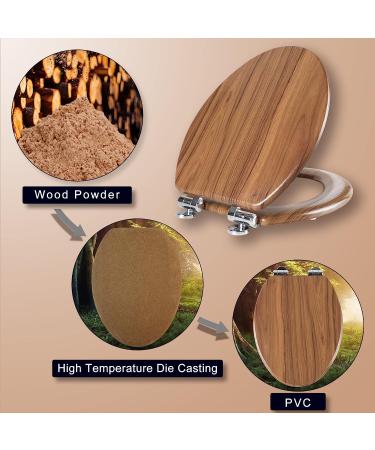 Angol Shiold Soft Close Natural Elongated Toilet Seat - Easy to Install & Clean - Buy Online on GoSupps.com