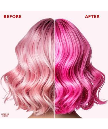 Color Bomb Hair Color Depositing Conditioner 250ml Vibrant Shine and Shine Soothing and Nourishing Color Refresher Not Mixed Vegan Ammonia and Peroxide Free Pink - Buy Online on GoSupps.com