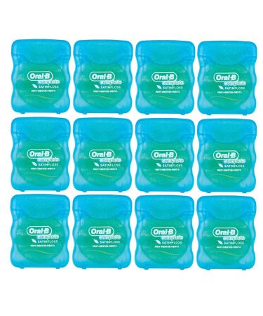 Buy Oral-B Complete Satin Floss Mint - Travel Size 5m Pack of 12 | International Shipping Available - Buy Online on GoSupps.com