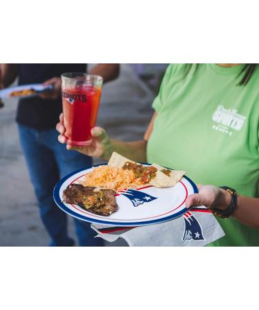 NFL New England Patriots Melamine Dinner Plate - Officially Licensed Dinnerware - Buy Online on GoSupps.com