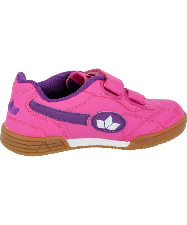 Lico Unisex Kids Bernie V Indoor Trainers - Velcro Fasteners Size 32 EU Pink Purple White - International Shipping Available - Buy Online on GoSupps.com
