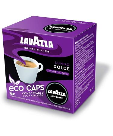 Lavazza A Modo Mio Caff Crema Lungo Dolcemente Lot of 5 5 x 16 Capsules - Buy Online on GoSupps.com