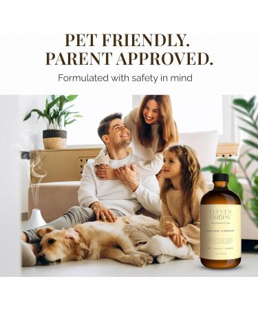 Eleven Drops Mahogany Teakwood Diffuser Oil Premium Fragrance Oil for Cold Air Diffusers Home Office DIY Candles Rich Woody Aroma Long Lasting Pet Friendly Made in USA 16 Fl.Oz Glass Bottle - Buy Online on GoSupps.com