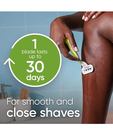 Gillette Venus Extra Smooth Women's Razor Blade Refills - 6 Count | Close, Smooth Shave | Light Blue (6 Refills) - Buy Online on GoSupps.com