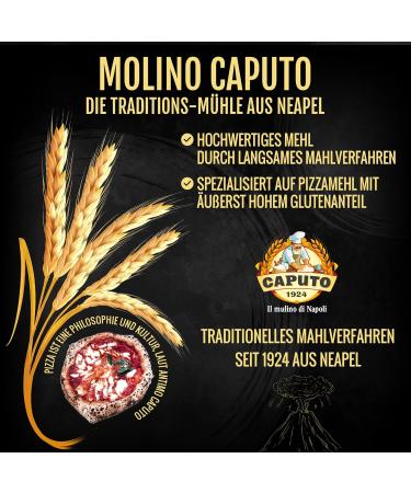 Buy DELICRET - 6x1kg Caputo Nuvola Pizza Flour | Authentic Recipe & Rising Tips | Type 0 | Fast International Shipping - Buy Online on GoSupps.com