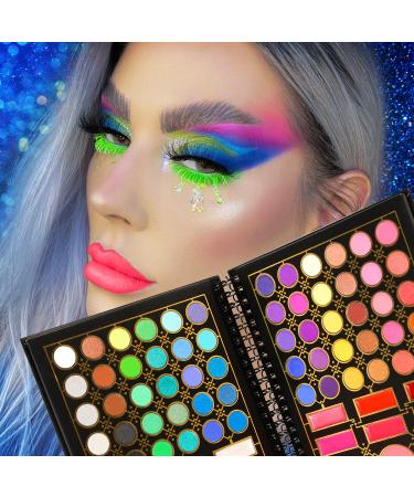 DE'LANCI 78 Color Eyeshadow Palette Gift Set - Professional, Highly Pigmented Makeup for Women, Girls, and Teens - All-in-1 Eyeshadow, Lipstick, Blush, Contour, Highlighter - Buy Online on GoSupps.com