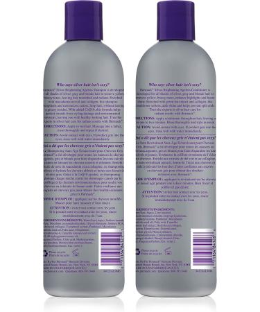 Jhirmack Silver Brightening Purple Shampoo and Conditioner Set for Silver, Grey, and Blonde Hair - Buy Online on GoSupps.com