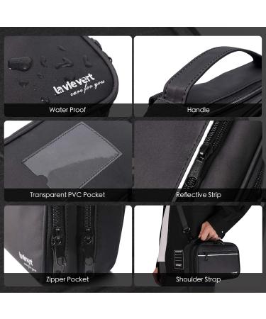 LAVIEVERT Diabetes Travel Carry Bag - Insulin Cooler Case with Shoulder Strap & Ice Packs - Black - Buy Online on GoSupps.com