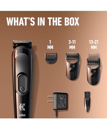 King C. Gillette Cordless Beard Trimmer Kit for Men - Lifetime Sharp Blades, 3 Combs, UK Plug - Gifts for Men - Buy Online on GoSupps.com