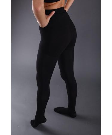 Buy Short Compression Tights AT | Support Tights Class 3 - Closed Toe (Black Size 6) | International Shipping Available - Buy Online on GoSupps.com
