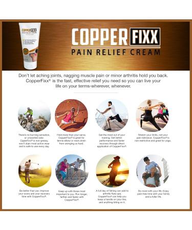 Buy Pain Relief Cream 5 Fl Oz - Copper & Heat Technology for Arthritis Muscle & Joint Inflammation - Fast Acting Arnica Solution - Buy Online on GoSupps.com