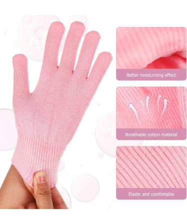 HOMSFOU 2 Sets Spa Moisturizing Socks Foot Moisturizing Hand Moisture Gloves Exfoliating Gloves Exfoliating Socks Spa Gel Gloves Mitts Dry Hands Fabric Skin Cotton - Buy Online on GoSupps.com
