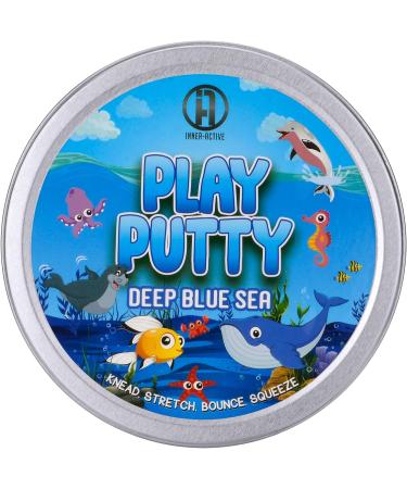 INNER-ACTIVE Play Putty Therapy Putty for Kids with Charms - Deep Blue Sea Soft Resistance - Fine Motor Skills and Finger Strength - Physical & Occupational Therapy Toy - Buy Online on GoSupps.com