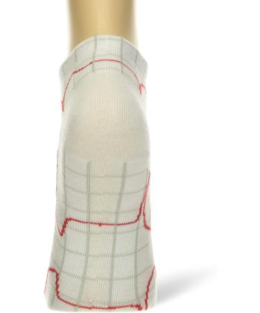 Buy Prestige Medical Heartbeat EKG Nurse Ankle Socks - White (Model: 377-HRB) | International Shipping Available - Buy Online on GoSupps.com