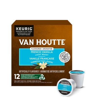 Van Houtte Capsules K-Cup Caf Vanille Fran aise Certifi pour cafeti re Keurig bo te de 12 French Vanilla 1 Count ( Pack of 12 )
