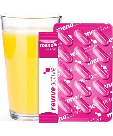 Meno Active Menopause Supplements for Women - Omega 3 DHA, Vitamin B6, Ashwagandha & Sage - 30 Day Supply - Buy Online on GoSupps.com