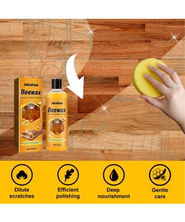 Bee's Wax Furniture Polish Agent - 100ml Natural Bee Wax Polish | Protective Wood Cleaner Spray Multifunctional Furniture Polish for Wood Multisurface Dtt - Buy Online on GoSupps.com
