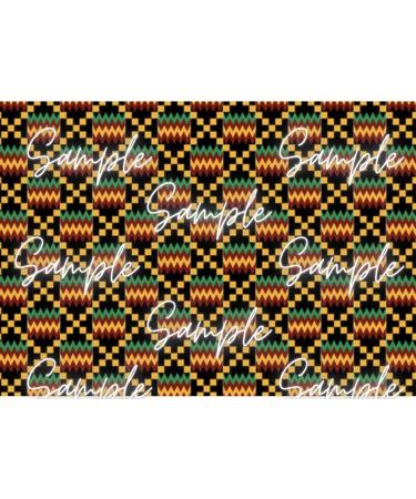 African Kente edible multicoloured print design 2 - Buy Online on GoSupps.com