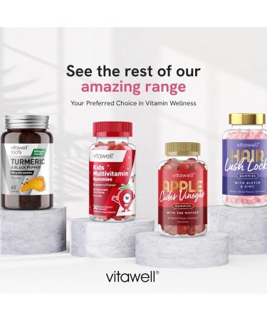 Vitawell Adult Multivitamin Gummies | 120 Raspberry Flavour Gummies | Mega Pack | 2 Months Supply | Two a Day Chewable Adult Multivitamins | 10 Essential Adult Vitamins | by Vitawell 120 count (Pack of 1) - Buy Online on GoSupps.com