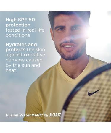 ISDIN Fotoprotector Fusion Water MAGIC by Alcaraz Facial Sunscreen with Ultralight Texture and Watery External Phase with Refreshing Effect 50 ml - Buy Online on GoSupps.com