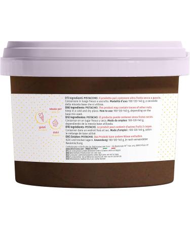 Dolcincasa-com Sicilian Pistachio Paste 100% Pure Natural Tasty Sweet Versatile without Coloring for Ice Cream Pastries - Buy Online on GoSupps.com