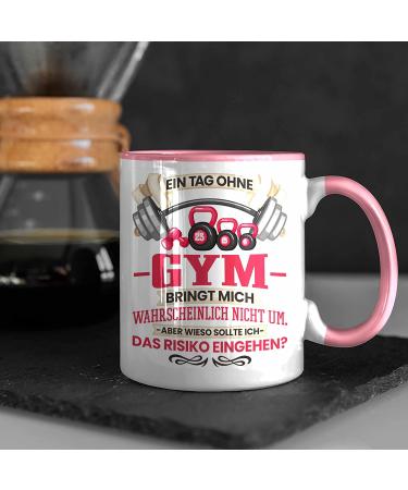 Buy Trendation Gym Mug - Perfect Fitness Gift for Fitness Enthusiasts (Pink) - International Shipping Available - Buy Online on GoSupps.com