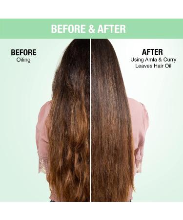 Nykaa Naturals Amla & Curry Leaves Hair Oil - Prevents Hair Loss, Strengthens Roots - 100% Natural, Sulphate Free - 200ml - Buy Online on GoSupps.com