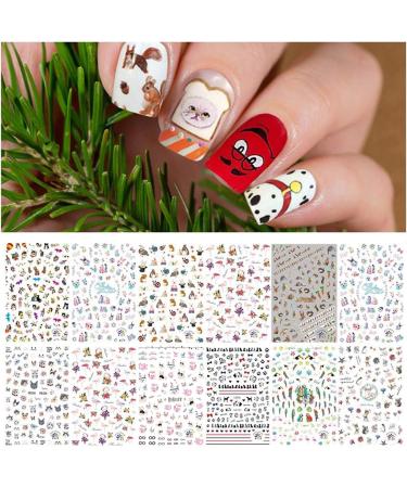 Kalolary 840+pattern animals nail ticker Self -adhesive nail sticker nail art sticker nail puller for girls fellow children's birthday diy nail art decoration ... - Buy Online on GoSupps.com