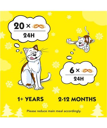Dreamies Variety Stocking Adult Cat Treats 5 x 30g bags (1 X Stocking) 150 g (Pack of 1) - Buy Online on GoSupps.com