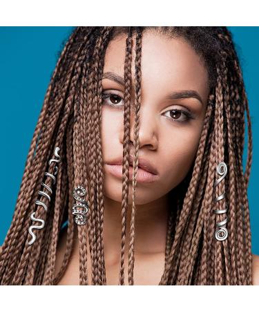 12 Pieces Celtic Hair Jewelry Set for Braids - Gold & Silver Dreadlock Accessories for Women and Girls - Buy Online on GoSupps.com