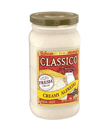 Classico Creamy Alfredo Pasta Sauce - 15 oz Jar - Buy Online on GoSupps.com