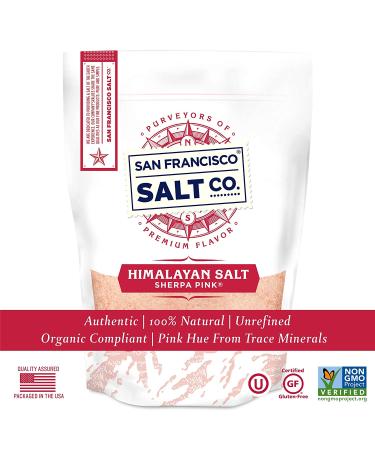 Sherpa Pink Himalayan Salt - 2 lb. Coarse Grain for Grinders - 2 Pound Bag (Pack of 1) - Buy Online on GoSupps.com