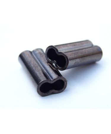 Copper Double Barrel Crimp Sleeves 2.2mm x 15mm - 100 Pieces
