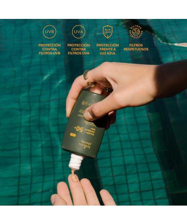  Botanicapharma Botanicapharma Tinted Ultra-Light Sunscreen Emulsion SPF50+ 50 ml moisturizing action and strengthening of the skin barrier function ultra-light texture - Buy Online on GoSupps.com