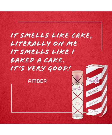 Pink Sugar Red Velvet Perfume for Women Eau de Toilette Body Mist Sweet and Fruity Long-Lasting Scent Notes of Floral Strawberry and Caramel Eau de Toilette - 3.4 Fl Oz - Buy Online on GoSupps.com