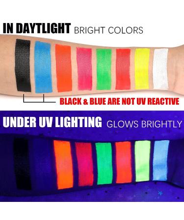 Latibell UV Black Light Reactive Pink Face Paint Stick (0.75 oz) - Neon Glow Makeup for Halloween SFX & Cosplay - Buy Online on GoSupps.com