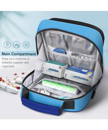 Medmax Insulin Cooling & Medication Bag - Large Capacity Allergy & Diabetes Emergency Carrier - Buy Online on GoSupps.com