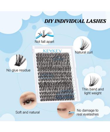 300 Pcs DIY Individual Lash Clusters - Volume Dramatic Look (50D C-12mm) - Buy Online on GoSupps.com