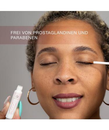NICLAY Hormone-Free Eyelash & Eyebrow Serum | Vegan Lash Booster for Full Long Lashes & Eyebrow Care - 4 ml - Buy Online on GoSupps.com
