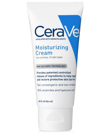 CeraVe Moisturizing Cream For Normal to Dry Skin 1.89 fl oz (56 ml)
