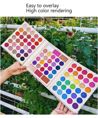 Eyeshadow Palette Highly Pigmented Eye Makeup Palette 86 Colors High Pigmented Long Lasting Matte Glitter Eye Makeup Palette for Makeup Artist - Buy Online on GoSupps.com