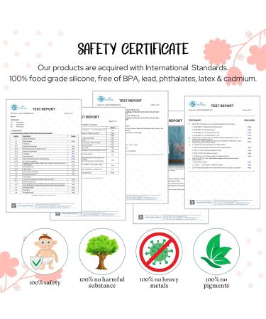 Nearbyme Baby Teething Necklace 2PACK Gray/Pink - Silicone Chewable Teether for Babies and Toddlers - Sensory Oral Motor Chew Tool for Aggressive Chewers - Buy Online on GoSupps.com