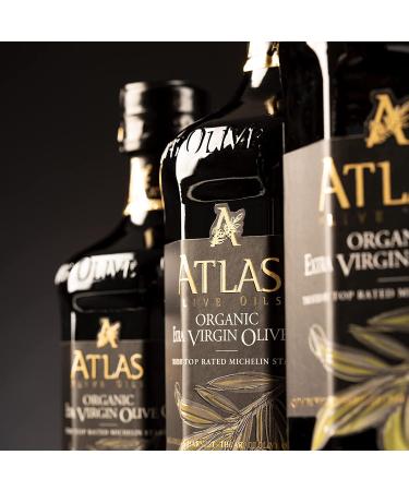 Atlas 750 mL Organic Cold Press Moroccan Extra Virgin Olive Oil | Polyphenol-Rich, Unprocessed & Trusted by Michelin Star Chefs | 25.5 Fl Oz (Pack of 1) - Buy Online on GoSupps.com