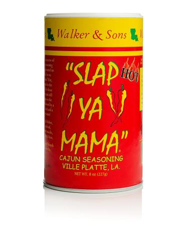 Slap Ya Mama Louisiana Style Cajun Seasoning Hot Blend - MSG Free & Kosher (Pack of 2) - Buy Online on GoSupps.com