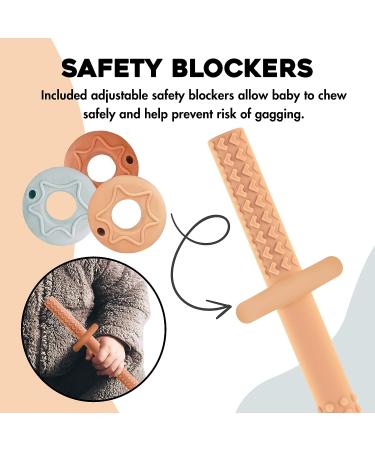 Flexible Teething Tubes for Babies 0-12 Months - 7.1 Inch | Safe and Effective Teething Relief - Buy Online on GoSupps.com
