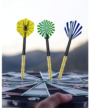 CIKKUE Steel Tip Darts 18 Pack - Premium Professional Metal Dart Set with Extra Flights & Tools - Ideal Men's Gift - Buy Online on GoSupps.com